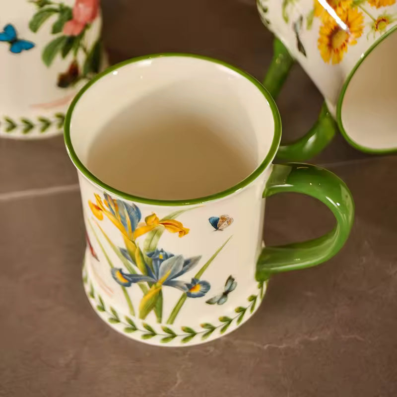 Moroa Floral Design Coffee Mug