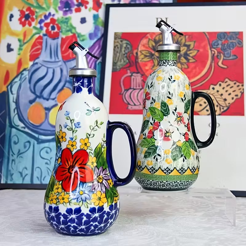 WhiteClay Olive Oil Bottle