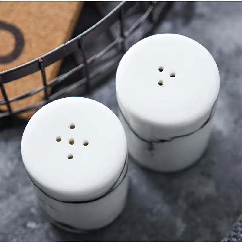Moroa Marble Salt & Pepper Jar