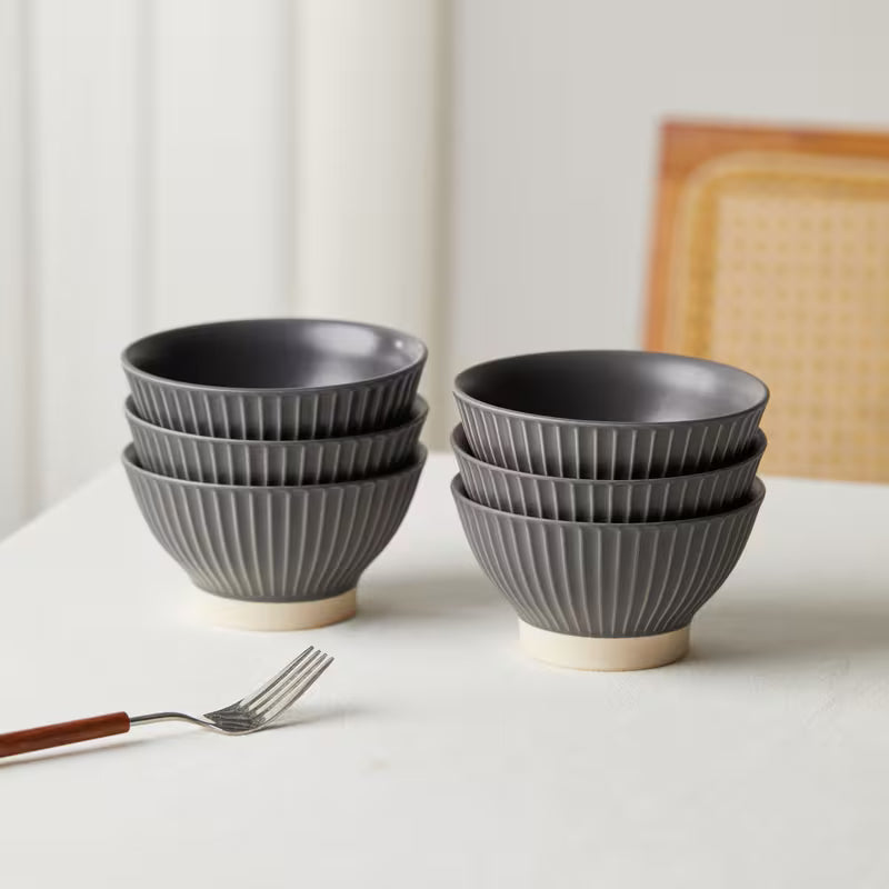 Moroa Shadow 6-Piece Bowls Set