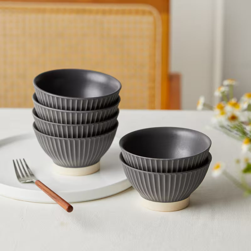 Moroa Shadow 6-Piece Bowls Set
