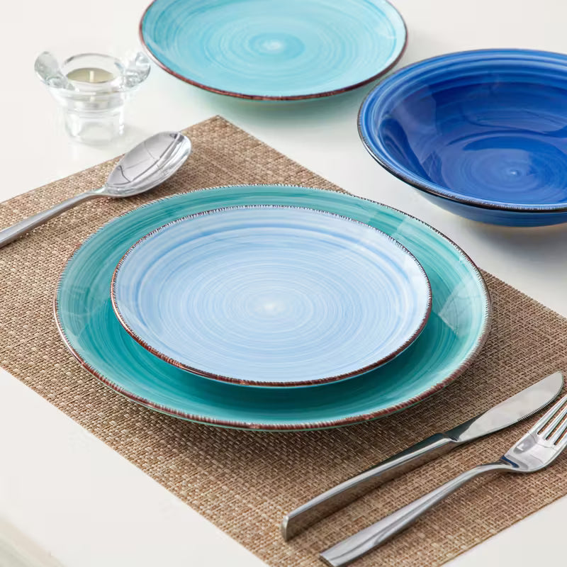 Ocean Mirage 18-Piece Dinner Set