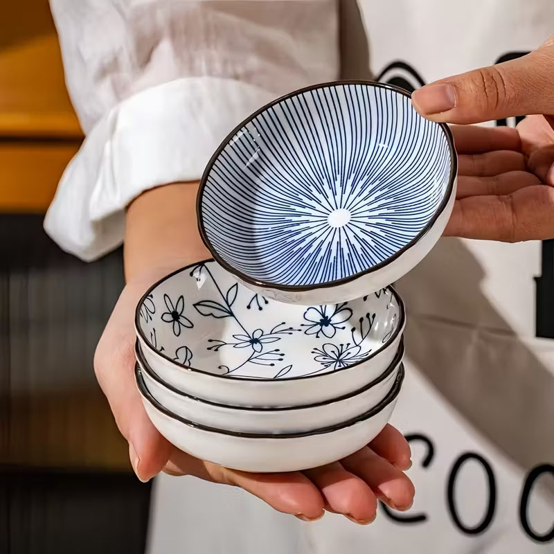 Zen Garden 4-Piece Ceramic Bowl Set