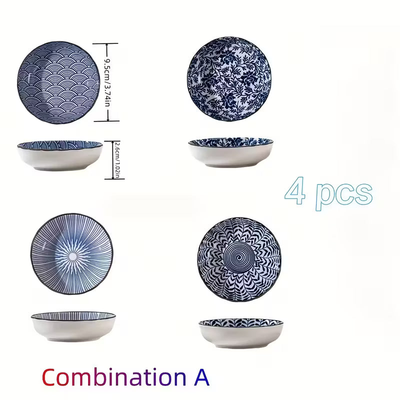 Zen Garden 4-Piece Ceramic Bowl Set