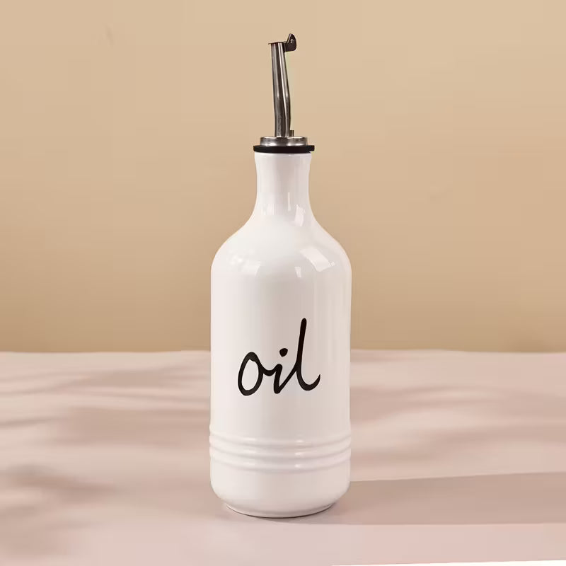 Premium Colorful Ceramic Olive Oil Cruet
