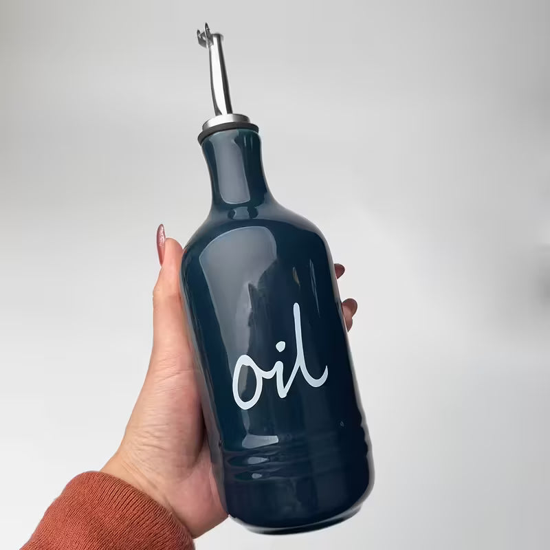 Premium Colorful Ceramic Olive Oil Cruet