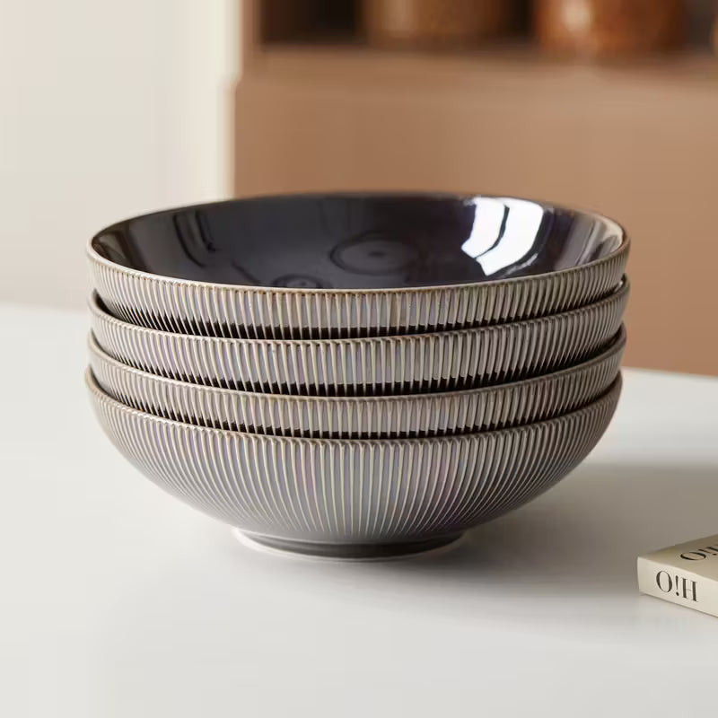 Moroa Noirline 4-Piece Bowl Set