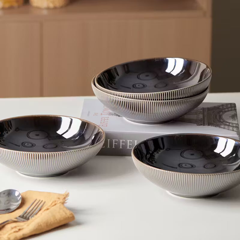 Moroa Noirline 4-Piece Bowl Set